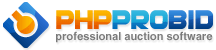 Professional Auction Script Software by PHP Pro Bid